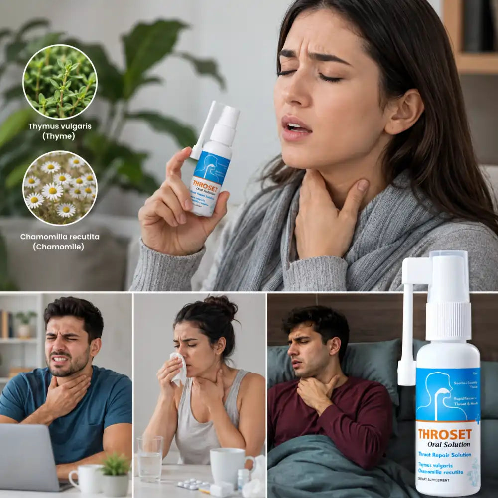 Throset Oral Spray 15 ml – Herbal Throat Oral Spray for Natural Relief
