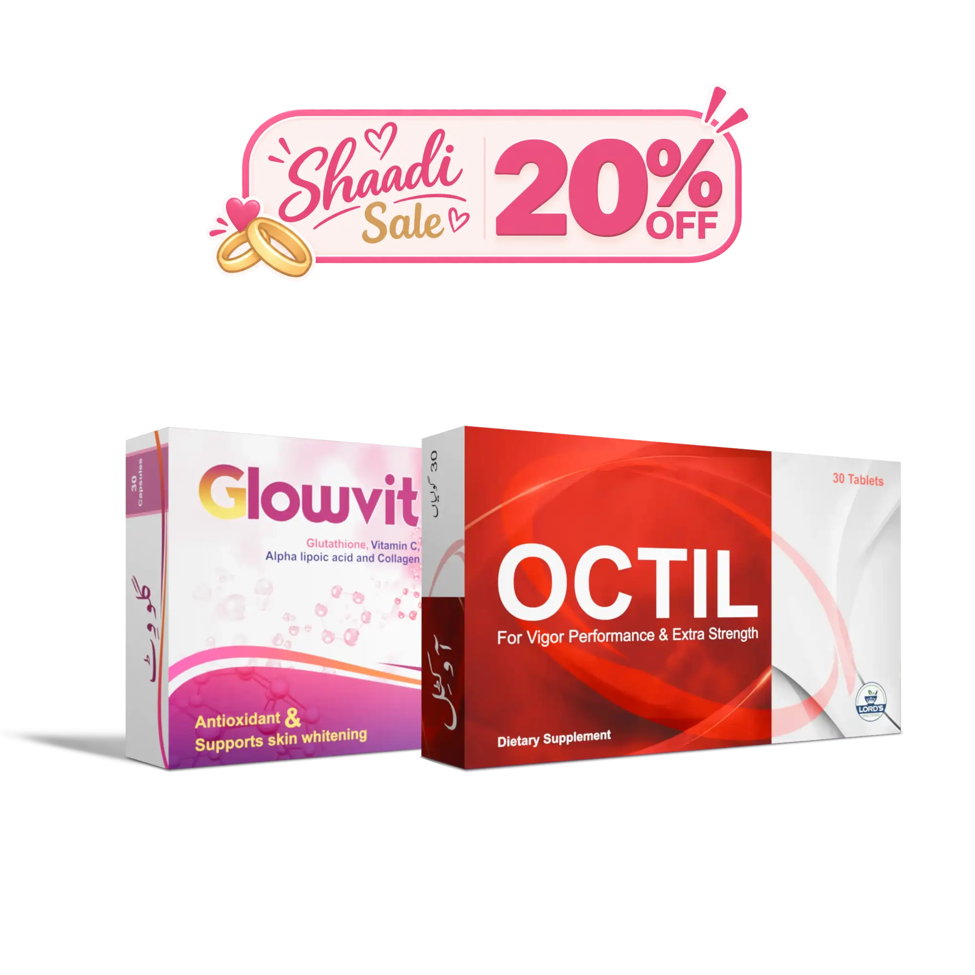 Glowvit + Octil | Shaadi Special Combo